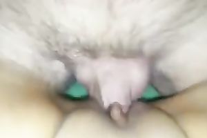 Fucking and toying my wife's slit at the same time