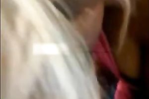 Sizzling hot golden-haired girlfriend can give excellent oral-job