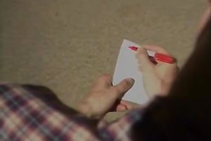 Brunette cheating wife in corset rides hard dong like a real cowgirl