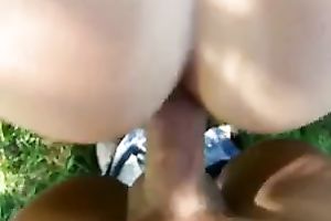 Just my large shlong for my German concupiscent girlfriend outdoors