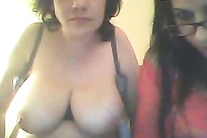 Beautiful and bosomy lalin girl milfs shaking tits on web camera