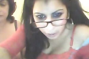 Beautiful and bosomy lalin girl milfs shaking tits on web camera