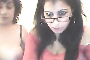 Beautiful and bosomy lalin girl milfs shaking tits on web camera