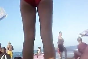 My slender European girlfriend acquires topless for a pont of time