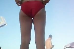 My slender European girlfriend acquires topless for a pont of time