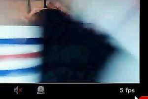 Sassy livecam legal age teenager masturbates her taut backdoor with marital-device
