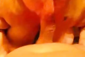 My overweight older dirty slut wife sucks and titfucks my 10-Pounder in POV episode