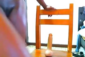 Oiled up and taut brown skin sweetie on web camera undressed