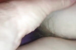 I love to finger fuck my girlfriend's curly wet crack