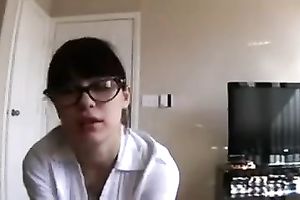 My horny GF with big knockers knows how to give a precious cook jerking