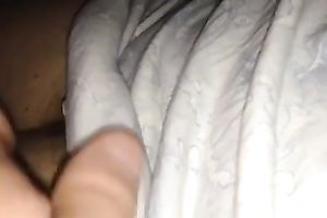 Homemade video with me fingering my wife's powerful and bushy vag