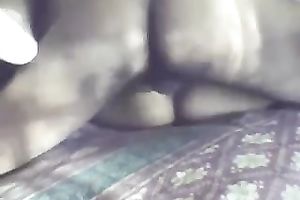 My chunky spouse lets me fuck her unshaved wet crack from behind