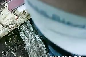 Cute blond legal age teenager sucks palatable hard rod in the forest