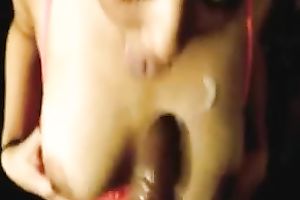 My wondrous brunette hair honey blows my BBC in POV clip