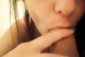 That buxom babe is engulfing off her boyfriend like a seasoned pro