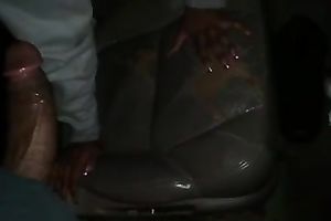 My perverted swarthy GF enjoys working on my dark monstercock