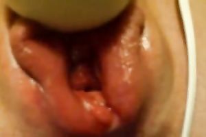 I love to tickle my cunt with different sex toys