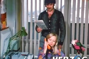 Classic and immodest brunette hair slut will have FMMM foursome