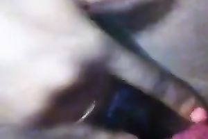 Fingering my bald dark cunt close up homemade solo