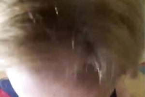 Blue eyed golden-haired with a fat booty knows how to give a good oral