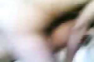 My pleasant and slender Malay juvenile white bitch riding on top of me