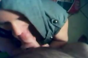 Prurient harlot with giant zeppelins is a oral-job queen