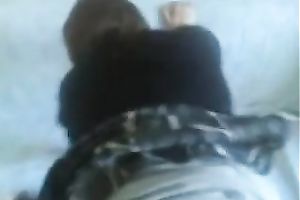 My colleague receives her fur pie fingered and screwed by me