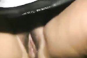 This party doxy in dangerously short skirt did not wear pants