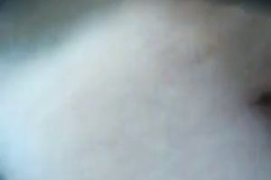 Chubby white black cock sluts drilled hard from behind on home porn tape
