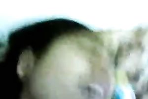 Busty hawt Malay legal age teenager girlfriend romping on my schlong