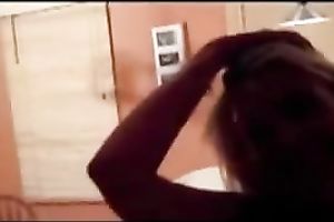 My full-bosomed cheating wife sucks my ramrod until this babe receives a facial