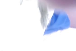 Webcam solo act with a slender legal age teenager fingering her precious bawdy cleft