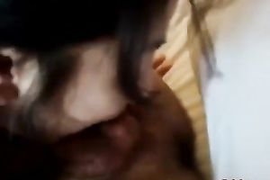 Nasty Korean nympho acquires pounded hard in missionary position