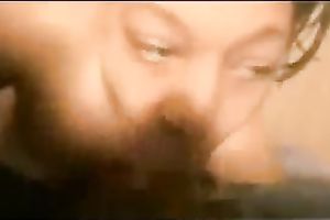 Voluptuous ebon hood rad with majestic gazoo in naughty movie scene