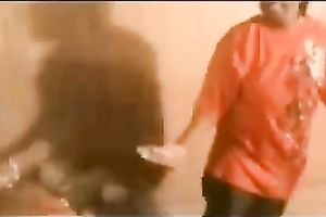 Voluptuous ebon hood rad with majestic gazoo in naughty movie scene