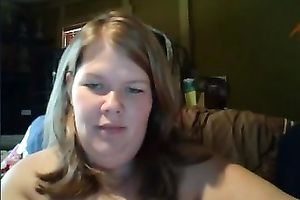 big beautiful woman floozy is exceedingly proud of her massive natural tits