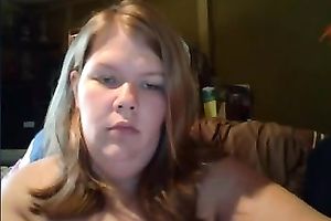 big beautiful woman floozy is exceedingly proud of her massive natural tits