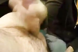 Mature golden-haired colleague gives me valuable tugjob at work