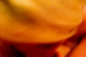 Outrageous body of a golden-haired cougar in my dorm room