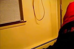 Outrageous body of a golden-haired cougar in my dorm room