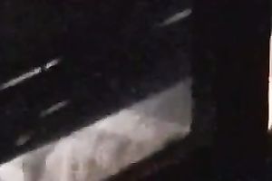 Watching the neighboring floozy receives undressed and exposing her zeppelins and her booty