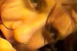 My pierced chunky hotwife enjoys sucking my stone hard rod