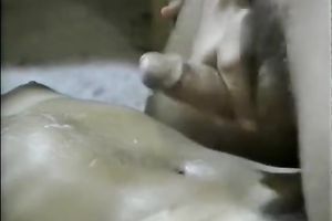 Impossibly hot 3-some with busty hotties fighting for one pleasing cock