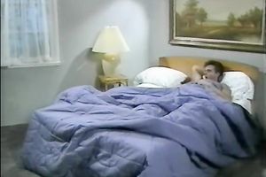 Impossibly hot 3-some with busty hotties fighting for one pleasing cock