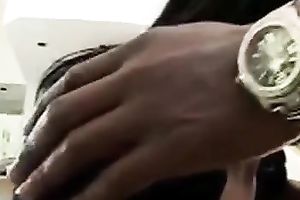 Dark anaconda goes deep in her love tunnel and in her sexy face hole