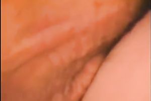 Closeup shaggy white love tunnel penetration of my young European GF