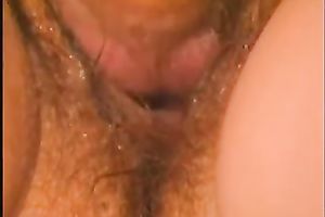 Closeup shaggy white love tunnel penetration of my young European GF