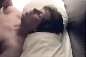 Fat short-haired mommy receives fucked by me and my allies