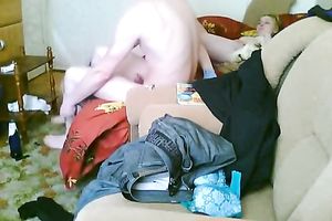 Lustful  drills his fuckbuddy's bawdy cleft in the missionary pose