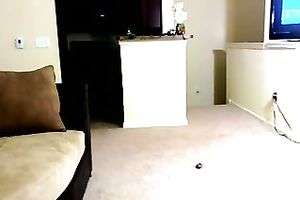 Nice-Looking Oriental legal age teenager babe takes off her panties on web camera